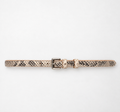 Skinny Snakeskin Belt