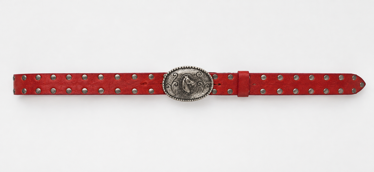 Horse girl studded belt