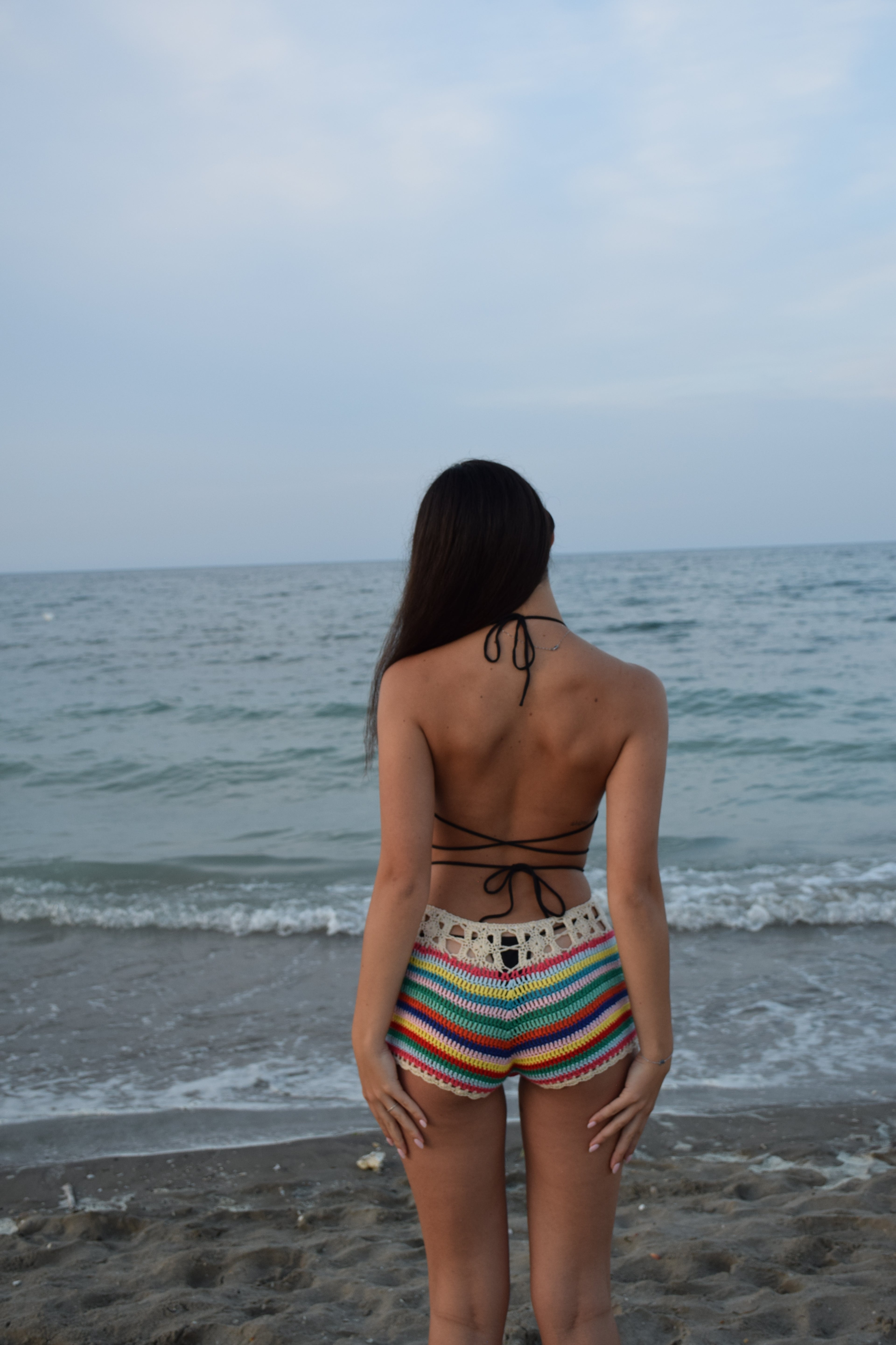 Gaia crochet shorts