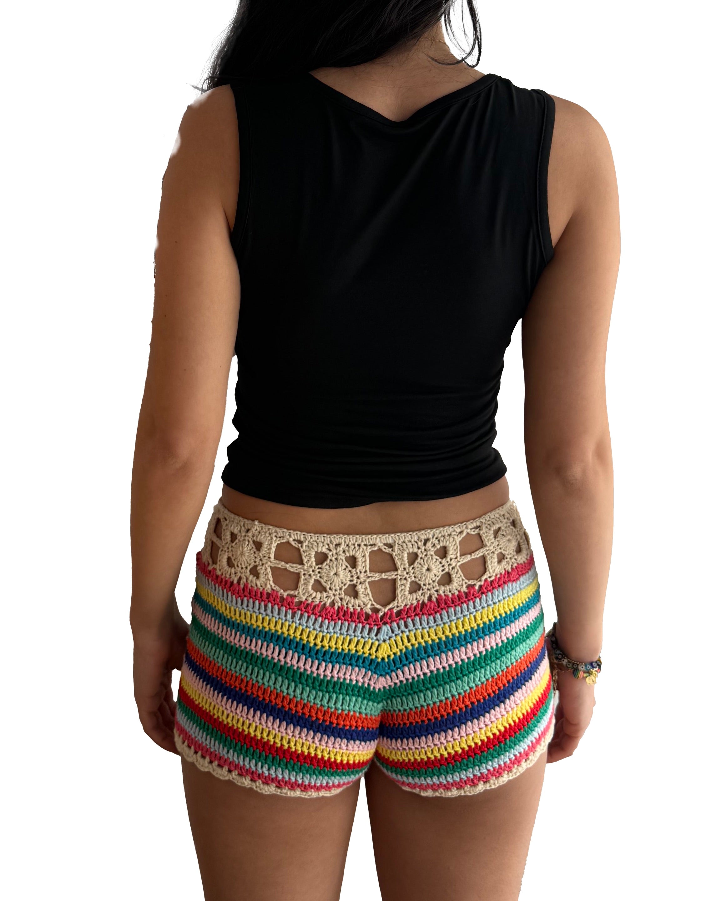 Gaia crochet shorts